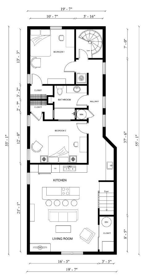 The Bentley Condotel, Heart Of Walkers Point With Garage, Yard Milwaukee Buitenkant foto